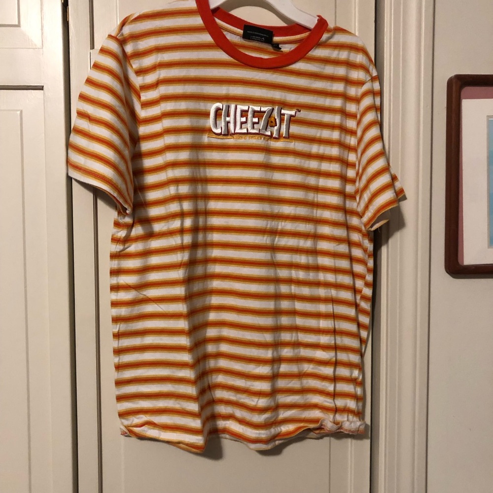 Orange Striped retro Kelloggs Cheezit T-Shirt